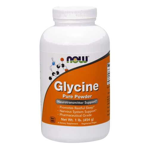 Для нервной системы NOW Glycine Pure 454 г в АСНА