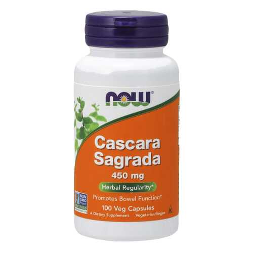 Для пищеварения NOW Cascara Sagrada 450 мг 100 капсул в АСНА