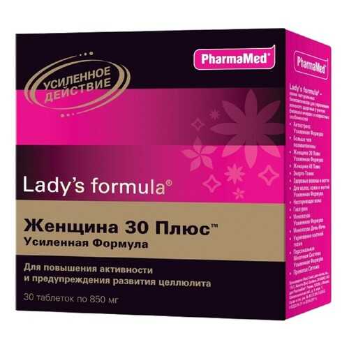 Lady's formula PharmaMed Женщина 30+ Усиленная формула таблетки 30 шт. в АСНА