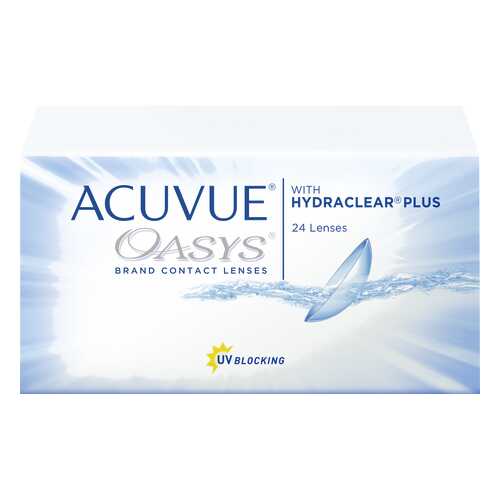 Контактные линзы Acuvue Oasys with Hydraclear Plus 24 линзы R 8,4 -11,50 в АСНА