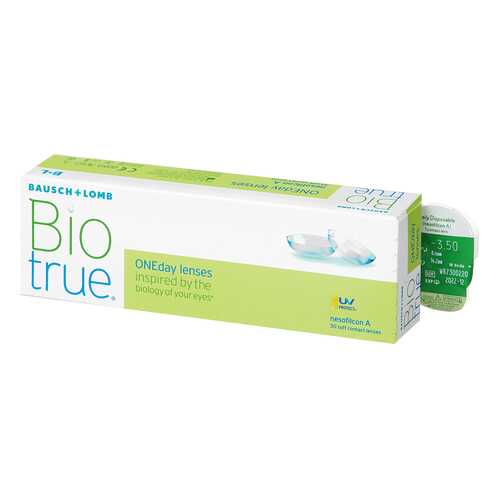 Контактные линзы Biotrue ONE day 30 линз R 8,6 -0,50 в АСНА