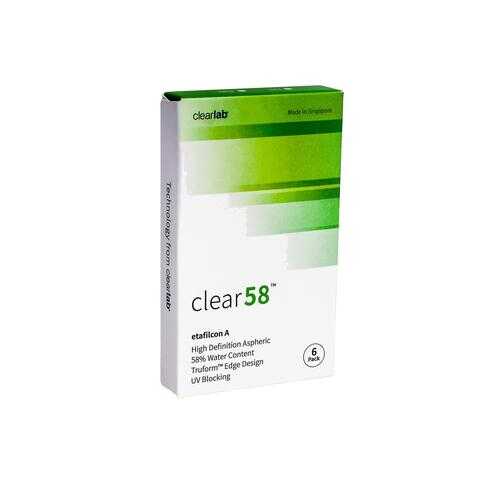 Контактные линзы ClearLab Clear 58 6 линз R 8.3 -01,25 в АСНА