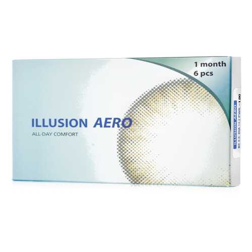 Контактные линзы ILLUSION Aero 6 линз R 8.6 -0.5D в АСНА