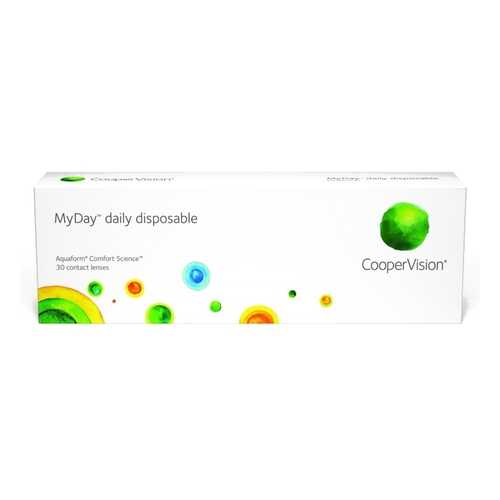 Контактные линзы MyDay Daily disposable 30 линз R 8,4 -0,75 в АСНА