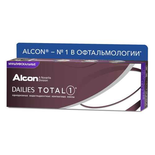 Контактные линзы Dailies Total1 Multifocal 30 линз Medium от +1,25 до +2,00 R 8,5 -3,00 в АСНА