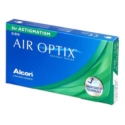 Контактные линзы Air Optix for Astigmatism 3 линзы R 8,7 -1,50/-2,25/90 в АСНА