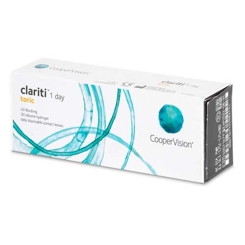 Контактные линзы Clariti 1 day toric 30 линз R 8,6 -1,25/-1,25/10 в АСНА