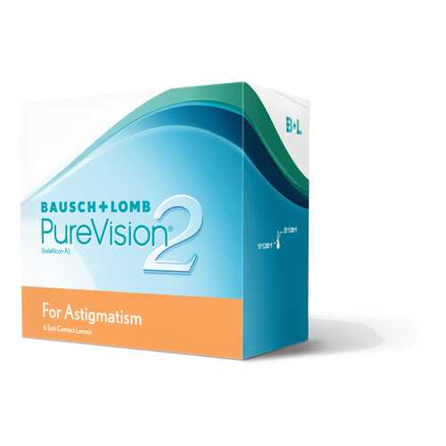 Контактные линзы PureVision 2 for Astigmatism 3 линзы -2,50/-0,75/10 в АСНА