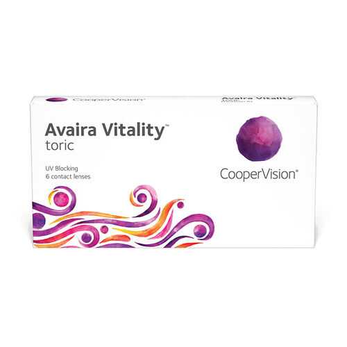 Линзы контактные CooperVision Avaira Vitality toric 6 шт. -2,25/0,75/180 в АСНА