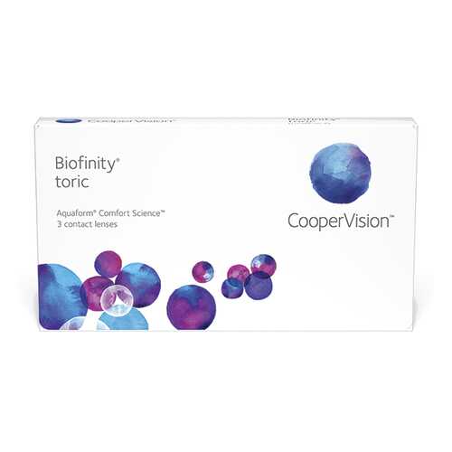 Линзы контактные CooperVision Biofinity Toric 3 шт. -1,5/1,25/100 в АСНА