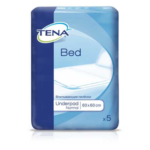 Пеленки Tena Bed Underpad Normal 60 х 60 5 шт. в АСНА