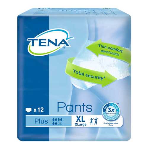 Подгузники для взрослых Tena Pants Plus XL 12 шт. в АСНА