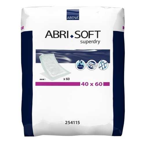 Впитывающие пеленки, 40x60 см, 60 шт. Abena Abri-Soft Superdry в АСНА