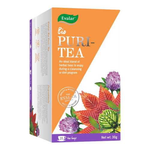 Чай Эвалар БИО Очищающий (Evalar Bio Puri-Tea), 20 фильтр-пакетов, Эвалар в АСНА