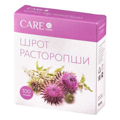 Расторопша шрот Care Health 100 г в АСНА