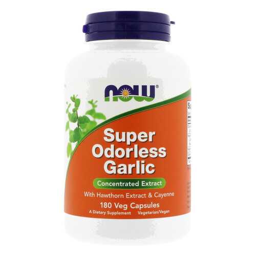 Super Odorless Garlic Extract NOW 180 гелевых капсул в АСНА