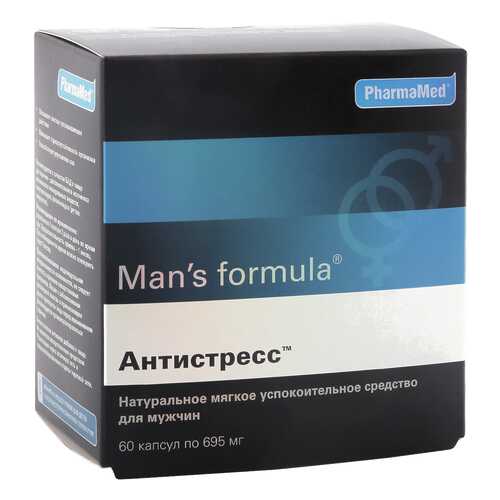 Man's formula Антистресс капсулы 60 шт. man's formula антистресс капсулы 60 шт. в АСНА