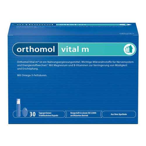 Vital M Orthomol жидкость фл. 20 мл + капсулы 800 мг + капсулы 700 мг 30 шт. в АСНА