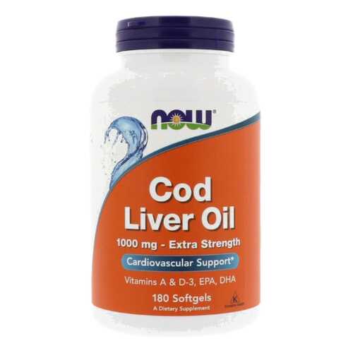 Omega 3 NOW Cod Liver Oil 180 капс. в АСНА