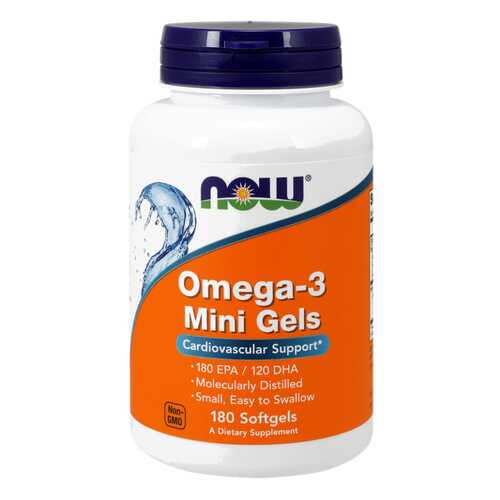 Omega-3 NOW Mini Gels 180 капс. в АСНА