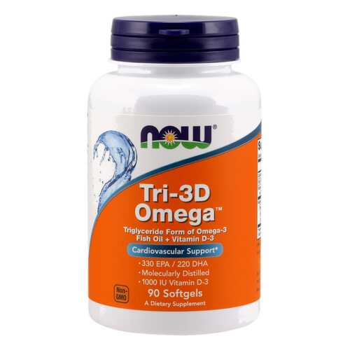 Omega-3 NOW + Vit D 90 капс. в АСНА