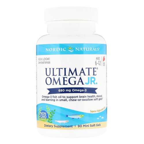 Ultimate Omega Junior Nordic Naturals 680 мг мини-капсулы 90 шт. в АСНА